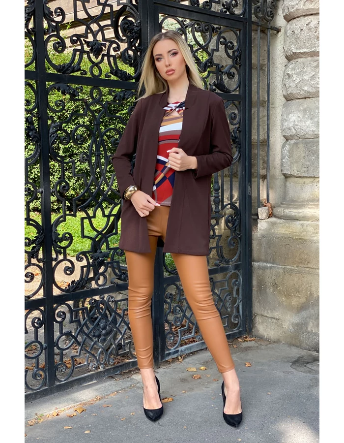 Dina kabátka - kávé