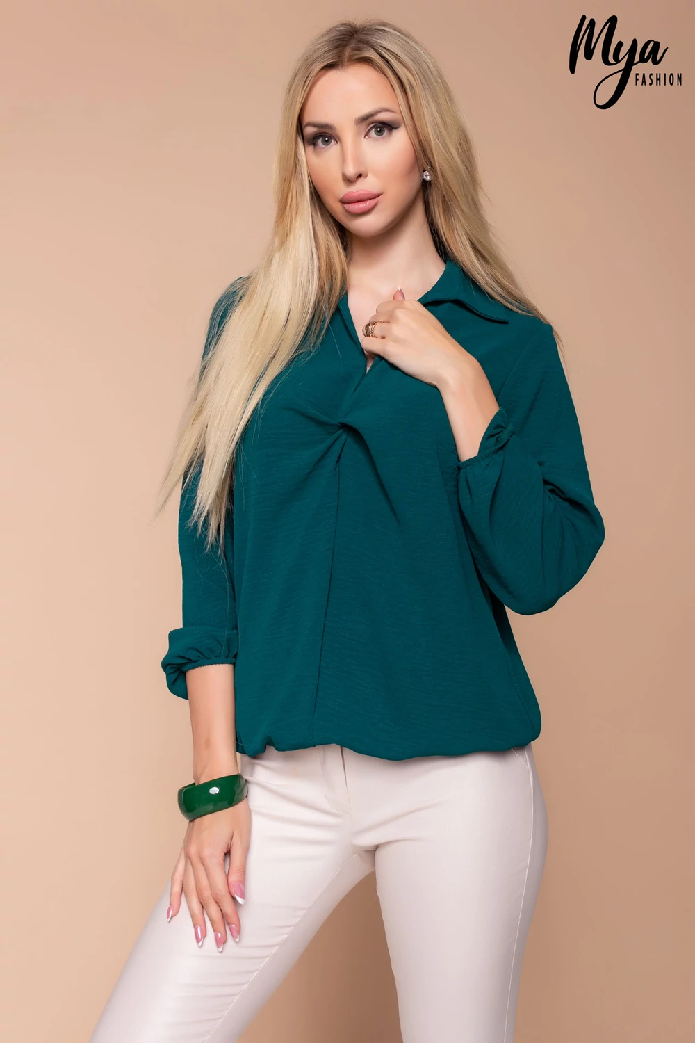 Angéla blúz - méregzöld Angéla blúz - méregzöld