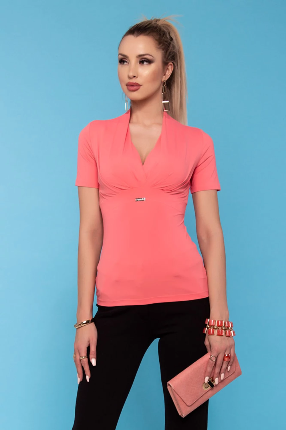 Szonja póló - barack Szonja póló - barack