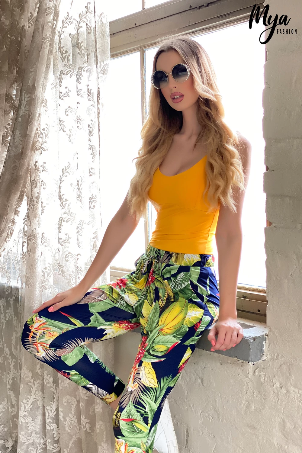 Minka top - sárga Minka top - sárga