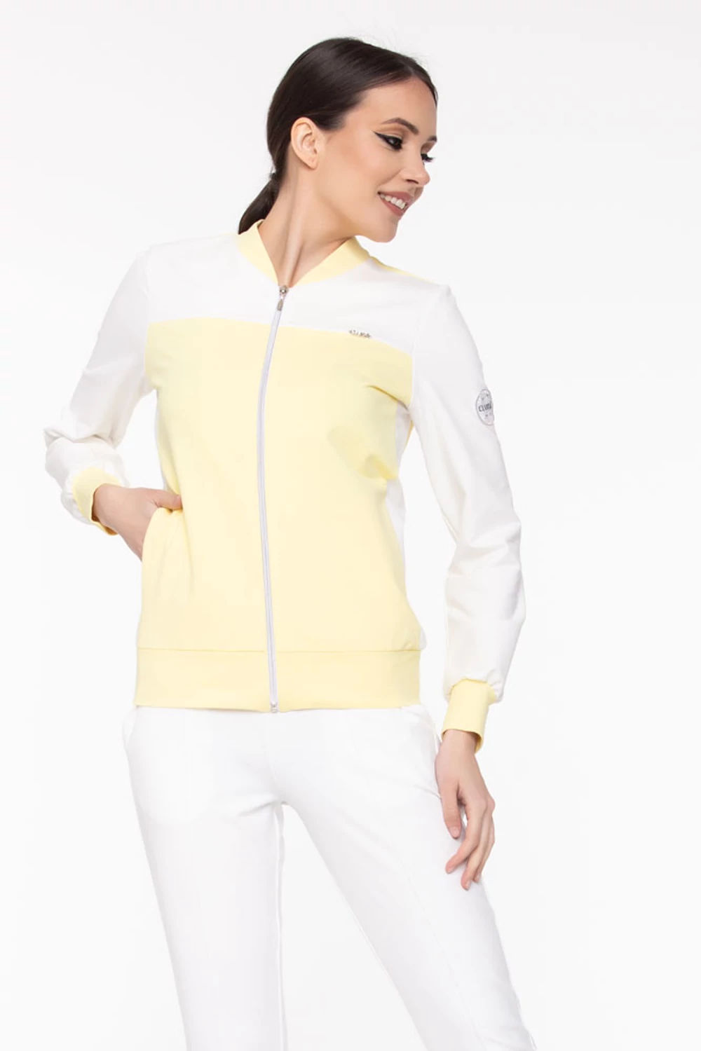 Polett szabadidő felső - sárga/fehér Polett szabadidő felső - sárga/fehér