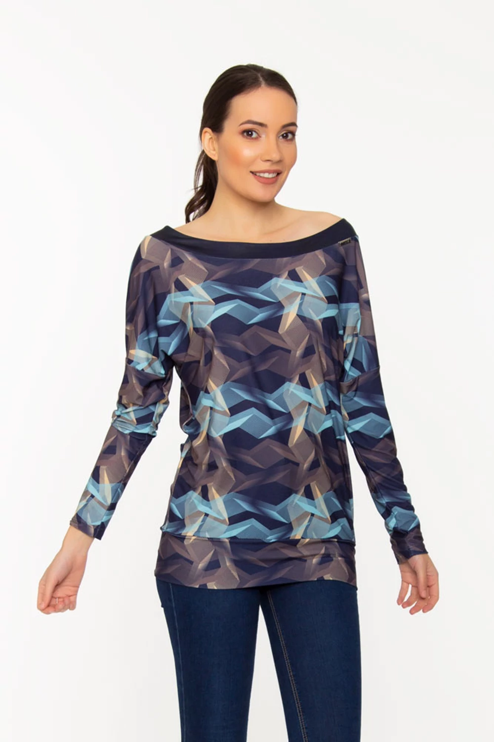 Regina tunika - sötétkék alaptónus Regina tunika - sötétkék alaptónus