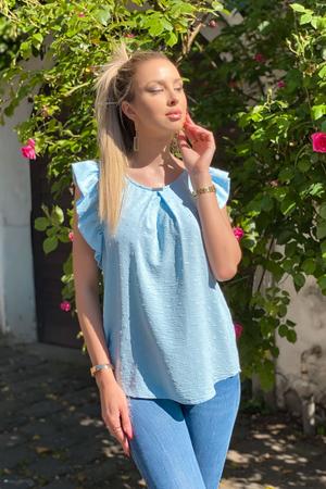 Cinka blúz - babakék