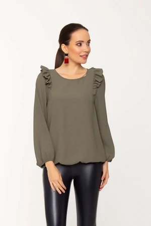 Tiffany blúz - khaki