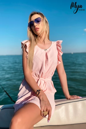 Cinka ruha - babarózsaszín