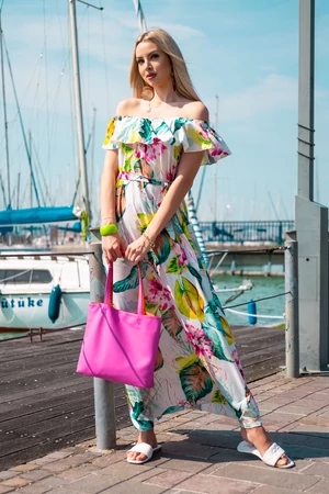 Mimi maxi ruha - nyári virágok