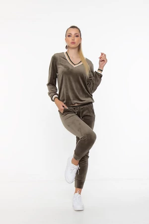 Evelin pulóver - Khaki