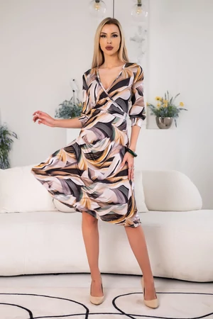 Krisztina ruha - virágszirmok