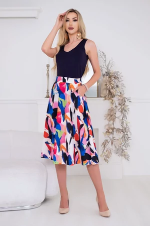 Babett szoknya - színkavalkád Babett szoknya - színkavalkád