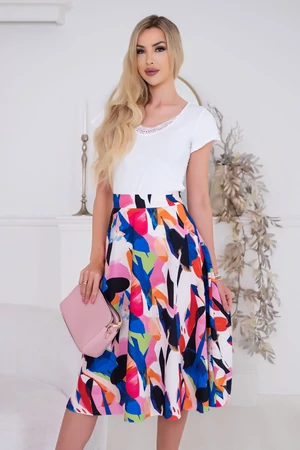 Babett szoknya - színkavalkád Babett szoknya - színkavalkád