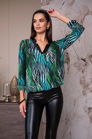 Vénusz tunika - zöld tigris Vénusz tunika - zöld tigris
