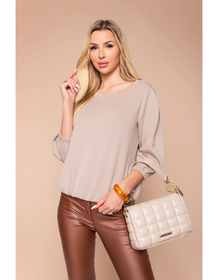 Ági pulóver - bézs Ági pulóver - bézs